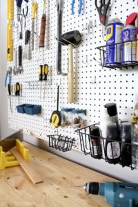 6 Easy Ways To Use DIY Pegboards to Organize Your Home