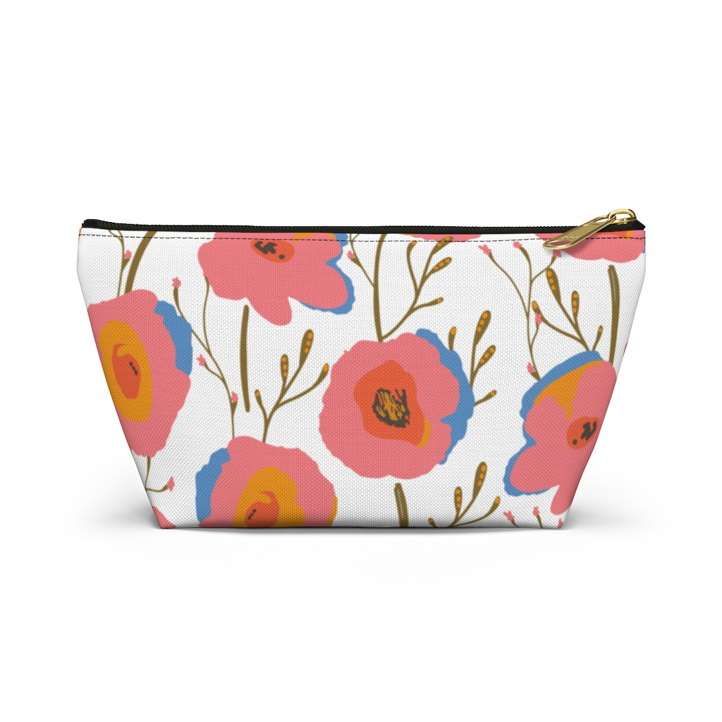 FLORAL POUCH - Pink