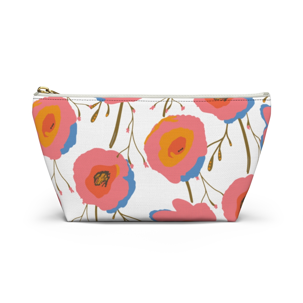 FLORAL POUCH - Pink