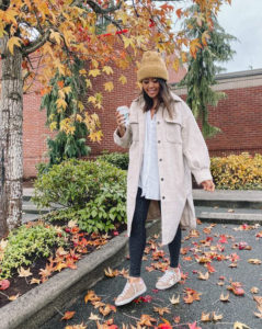 Shacket fall outfit ideas