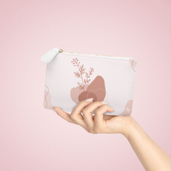 Pink Abstract Mini Clutch Bag